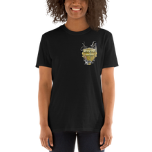 Load image into Gallery viewer, Maxed Out Crest Unisex T-Shirt Gold