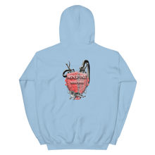 Load image into Gallery viewer, Maxed Out Crest Unisex Hoodie Red