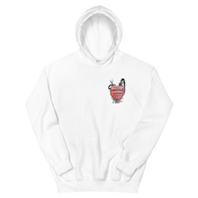 Load image into Gallery viewer, Maxed Out Crest Unisex Hoodie Red