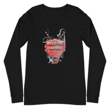 Load image into Gallery viewer, Maxed Out Crest Unisex Long Sleeve Tee Red