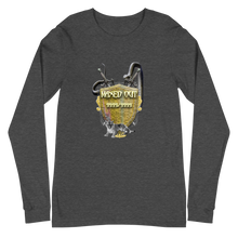 Load image into Gallery viewer, Maxed Out Crest Unisex Long Sleeve Tee Gold