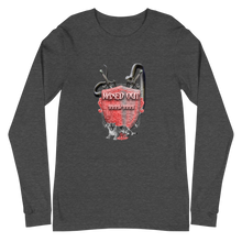 Load image into Gallery viewer, Maxed Out Crest Unisex Long Sleeve Tee Red