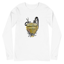 Load image into Gallery viewer, Maxed Out Crest Unisex Long Sleeve Tee Gold