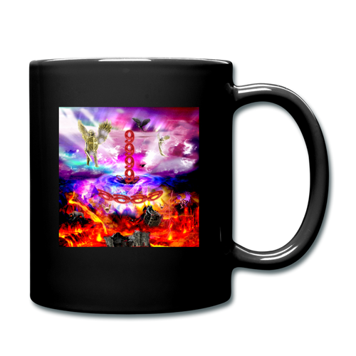 Maxed Out Heaven Or Hell Mug - black
