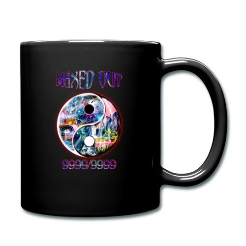 Maxed Out Yin Yang Mug Black - black