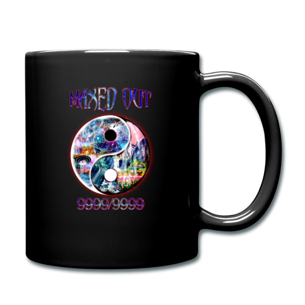 Maxed Out Yin Yang Mug Black - black