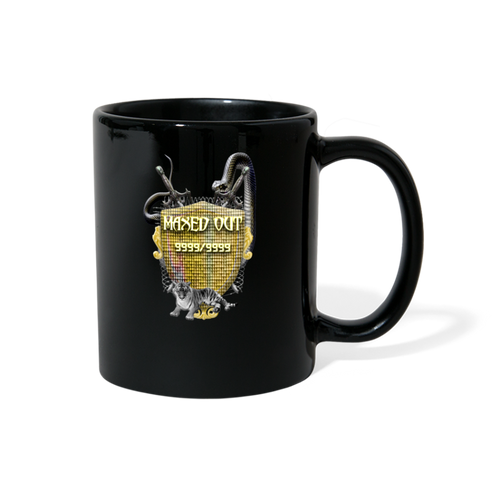 Gold Maxed Out Crest Mug Black - black