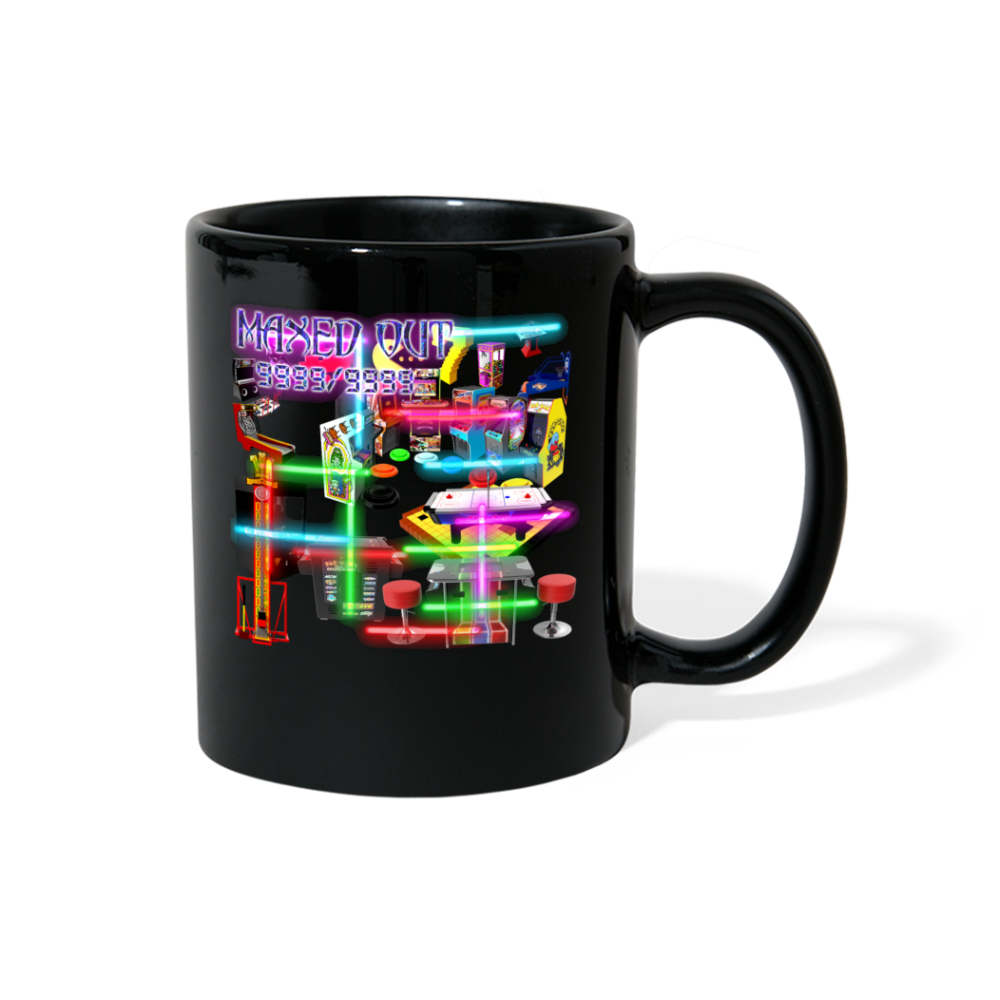 Maxed Out Arcade Mug Black - black