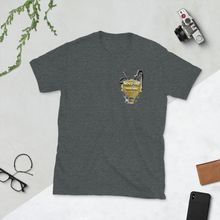 Load image into Gallery viewer, Maxed Out Crest Unisex T-Shirt Gold
