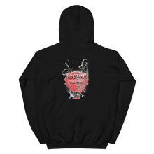 Load image into Gallery viewer, Maxed Out Crest Unisex Hoodie Red
