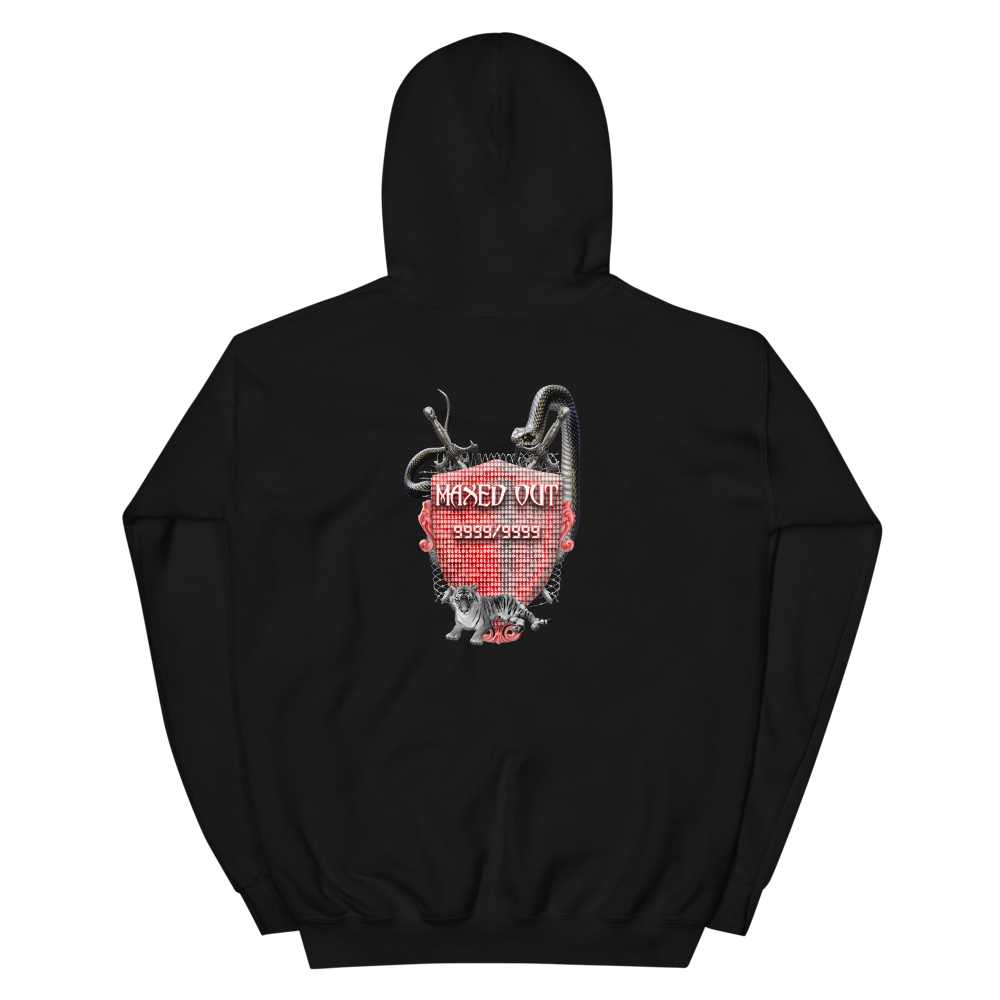 Maxed Out Crest Unisex Hoodie Red