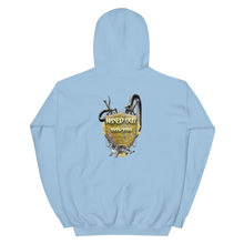 Load image into Gallery viewer, Maxed Out Crest Unisex Hoodie Gold
