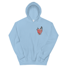 Load image into Gallery viewer, Maxed Out Crest Unisex Hoodie Red
