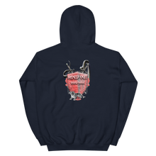 Load image into Gallery viewer, Maxed Out Crest Unisex Hoodie Red
