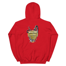 Load image into Gallery viewer, Maxed Out Crest Unisex Hoodie Gold
