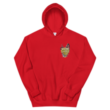 Load image into Gallery viewer, Maxed Out Crest Unisex Hoodie Gold
