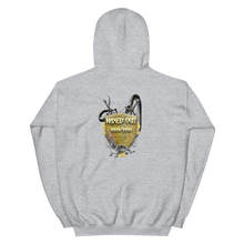 Load image into Gallery viewer, Maxed Out Crest Unisex Hoodie Gold
