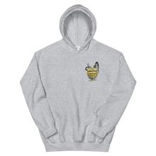 Load image into Gallery viewer, Maxed Out Crest Unisex Hoodie Gold
