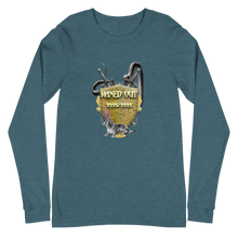 Load image into Gallery viewer, Maxed Out Crest Unisex Long Sleeve Tee Gold
