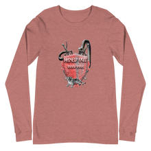 Load image into Gallery viewer, Maxed Out Crest Unisex Long Sleeve Tee Red
