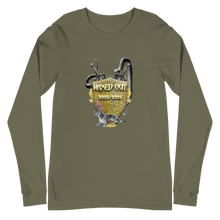 Load image into Gallery viewer, Maxed Out Crest Unisex Long Sleeve Tee Gold

