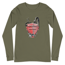 Load image into Gallery viewer, Maxed Out Crest Unisex Long Sleeve Tee Red
